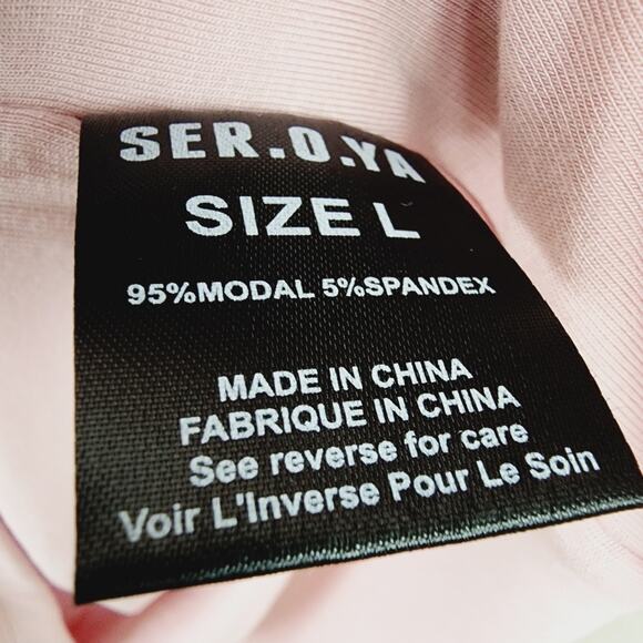 NEW SER.O.YA Retrofete Lana Two-Piece Halter Mini Dress Pastel Pink - Picture 10 of 11